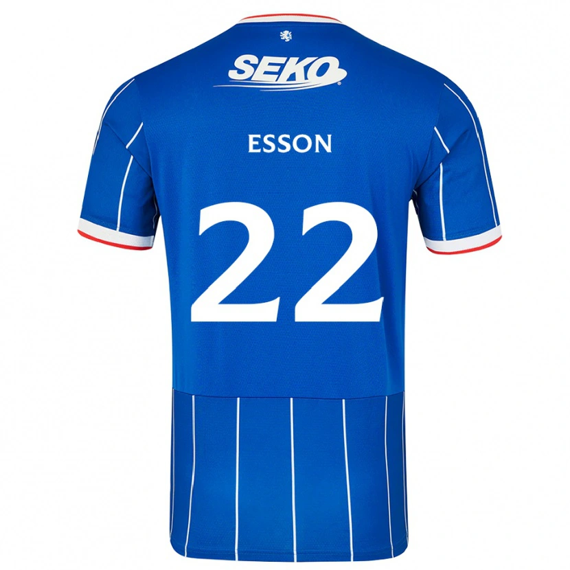 Danxen Kvinnor Victoria Esson #22 Röd Blå Vit Hemmatröja Matchtröjor 2026/27 Tröjor T-Tröja