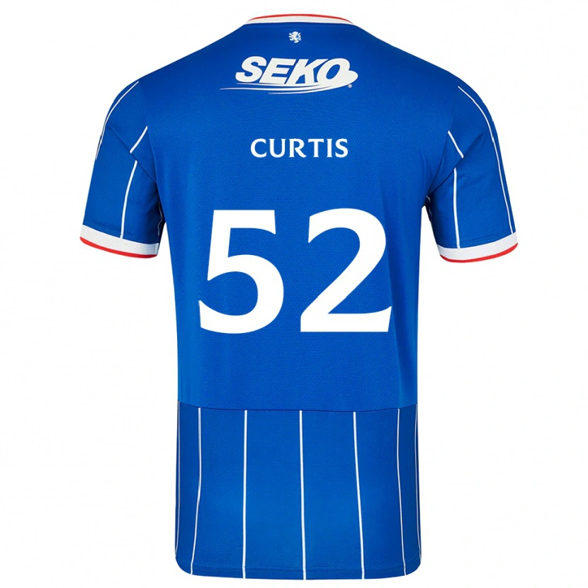 Danxen Kvinnor Findlay Curtis #52 Röd Blå Vit Hemmatröja Matchtröjor 2026/27 Tröjor T-Tröja