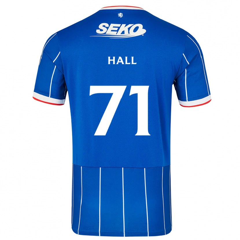 Danxen Kvinnor Ruaridh Hall #71 Röd Blå Vit Hemmatröja Matchtröjor 2026/27 Tröjor T-Tröja
