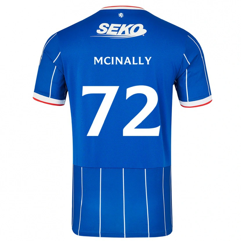 Danxen Kvinnor Darren Mcinally #72 Röd Blå Vit Hemmatröja Matchtröjor 2026/27 Tröjor T-Tröja