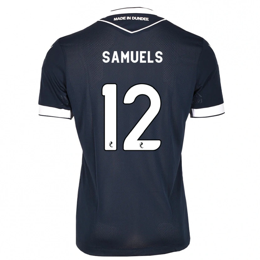 Danxen Kvinnor Imari Samuels #12 Midnattsblå Vit Hemmatröja Matchtröjor 2026/27 Tröjor T-Tröja