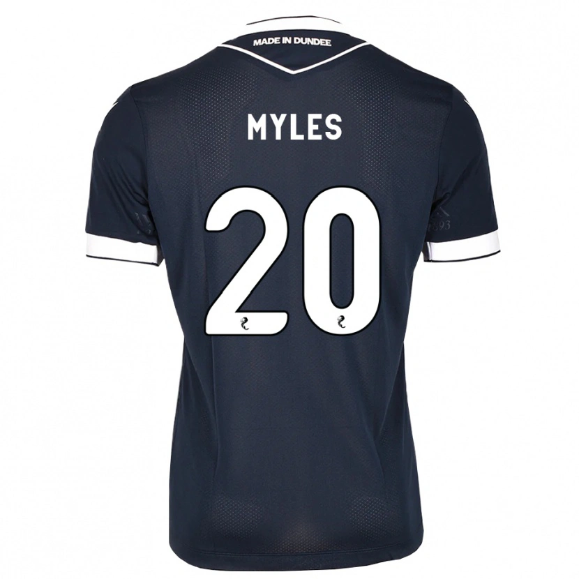 Danxen Kvinnor Logan Myles #20 Midnattsblå Vit Hemmatröja Matchtröjor 2026/27 Tröjor T-Tröja