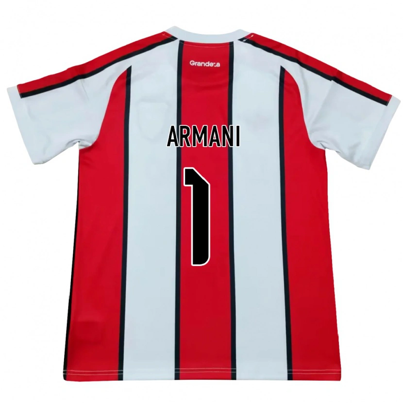 Danxen Kvinnor Franco Armani #1 Vit Röd Svart Bortatröja Matchtröjor 2026/27 Tröjor T-Tröja