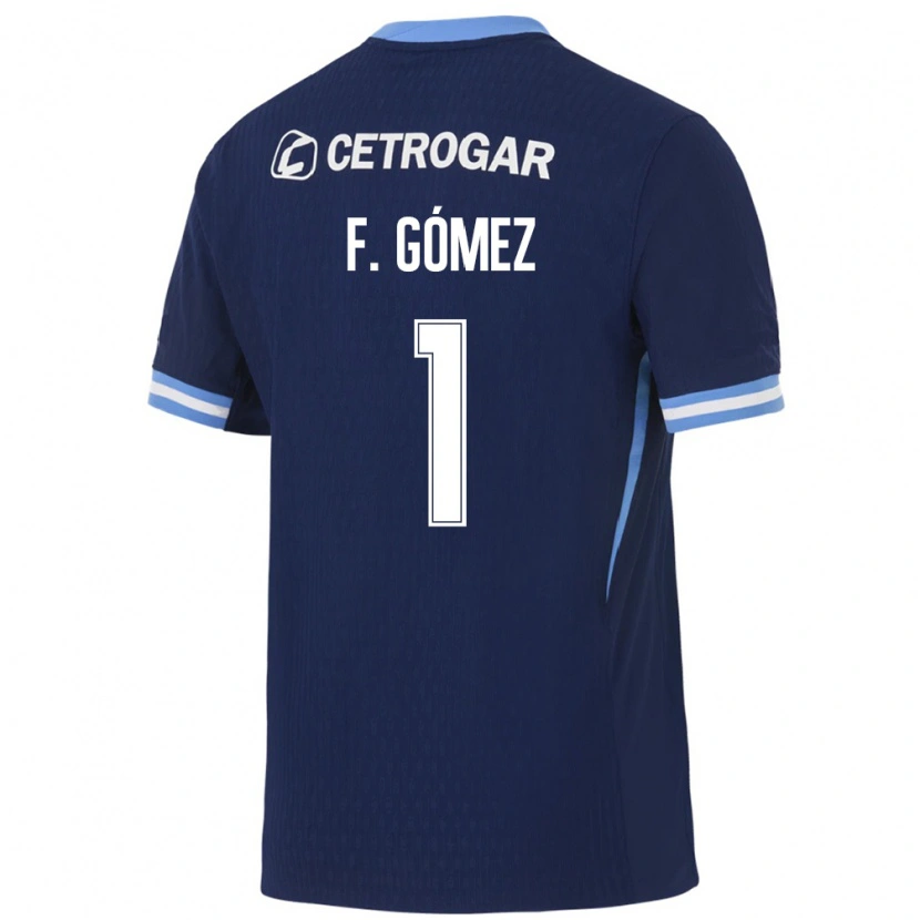Danxen Kvinnor Francisco Gómez #1 Kungligt Blå Ljusblå Vit Bortatröja Matchtröjor 2026/27 Tröjor T-Tröja