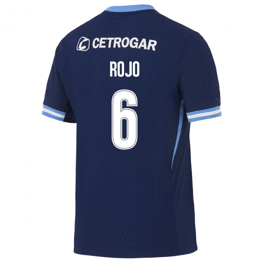 Danxen Kvinnor Marcos Rojo #6 Kungligt Blå Ljusblå Vit Bortatröja Matchtröjor 2026/27 Tröjor T-Tröja