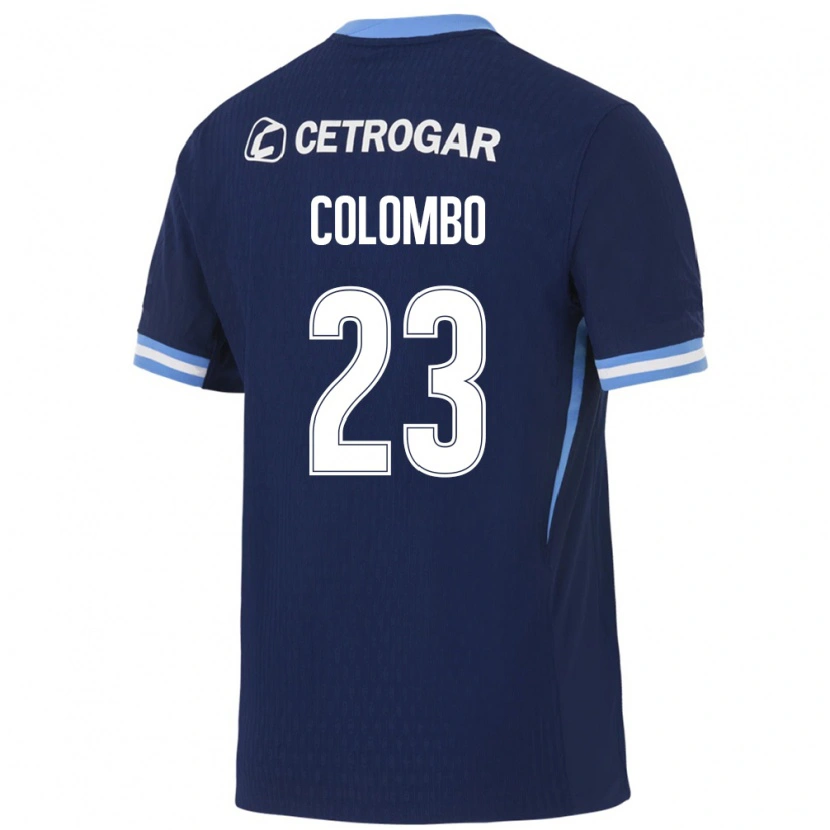 Danxen Kvinnor Nazareno Colombo #23 Kungligt Blå Ljusblå Vit Bortatröja Matchtröjor 2026/27 Tröjor T-Tröja