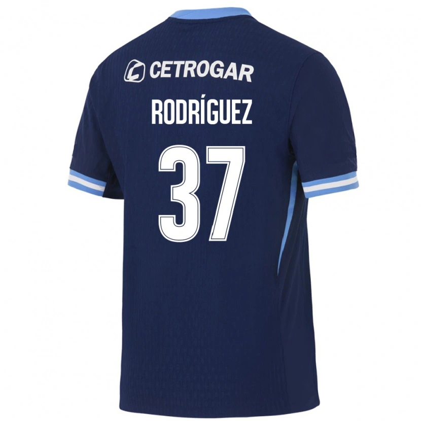Danxen Kvinnor Baltasar Rodríguez #37 Kungligt Blå Ljusblå Vit Bortatröja Matchtröjor 2026/27 Tröjor T-Tröja