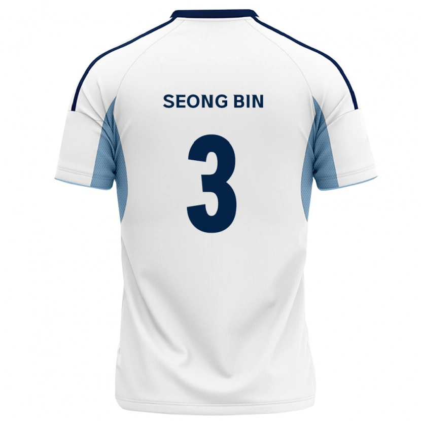 Danxen Kvinnor Seong-Bin Jung #3 Kungligt Blå Vit Bortatröja Matchtröjor 2026/27 Tröjor T-Tröja