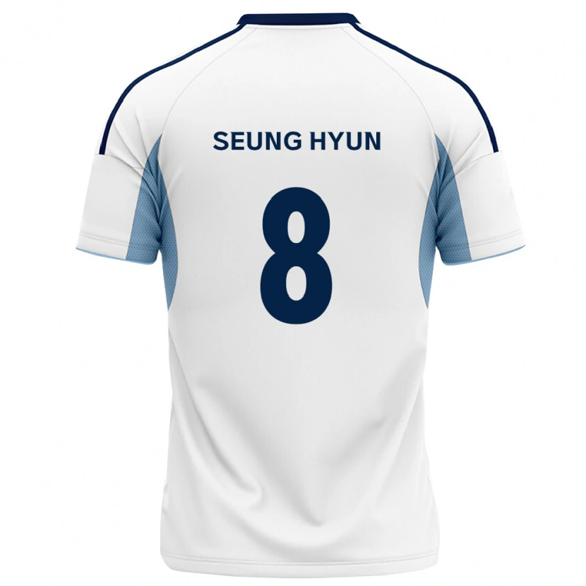 Danxen Kvinnor Seung-Hyun Kim #8 Kungligt Blå Vit Bortatröja Matchtröjor 2026/27 Tröjor T-Tröja