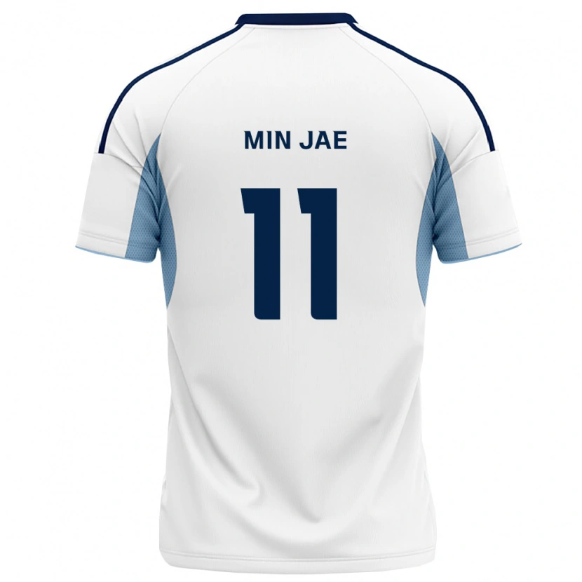 Danxen Kvinnor Min-Jae Jo #11 Kungligt Blå Vit Bortatröja Matchtröjor 2026/27 Tröjor T-Tröja
