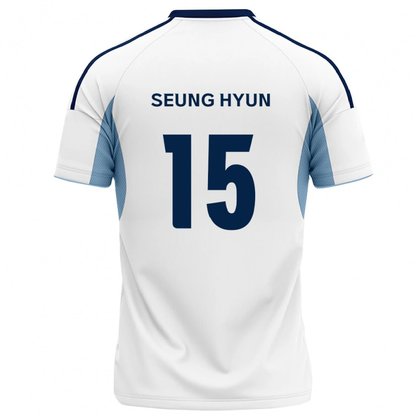 Danxen Kvinnor Seung-Hyun Jung #15 Kungligt Blå Vit Bortatröja Matchtröjor 2026/27 Tröjor T-Tröja