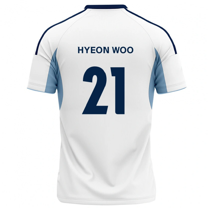Danxen Kvinnor Hyeon-Woo Jo #21 Kungligt Blå Vit Bortatröja Matchtröjor 2026/27 Tröjor T-Tröja