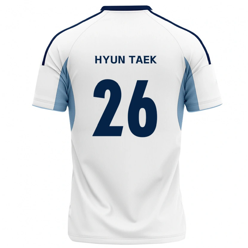 Danxen Kvinnor Hyun-Taek Cho #26 Kungligt Blå Vit Bortatröja Matchtröjor 2026/27 Tröjor T-Tröja