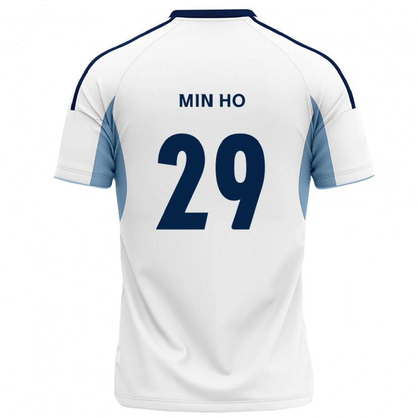 Danxen Kvinnor Min-Ho Yeo #29 Kungligt Blå Vit Bortatröja Matchtröjor 2026/27 Tröjor T-Tröja