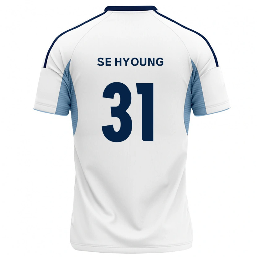 Danxen Kvinnor Se-Hyoung Kim #31 Kungligt Blå Vit Bortatröja Matchtröjor 2026/27 Tröjor T-Tröja