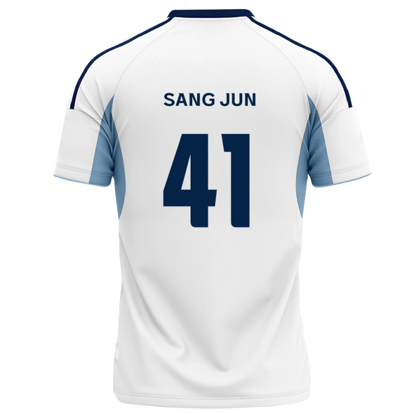 Danxen Kvinnor Sang-Jun Park #41 Kungligt Blå Vit Bortatröja Matchtröjor 2026/27 Tröjor T-Tröja