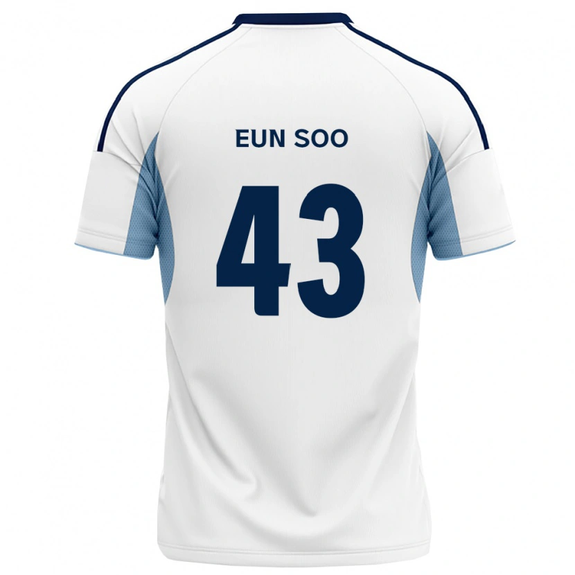Danxen Kvinnor Eun-Soo Choi #43 Kungligt Blå Vit Bortatröja Matchtröjor 2026/27 Tröjor T-Tröja