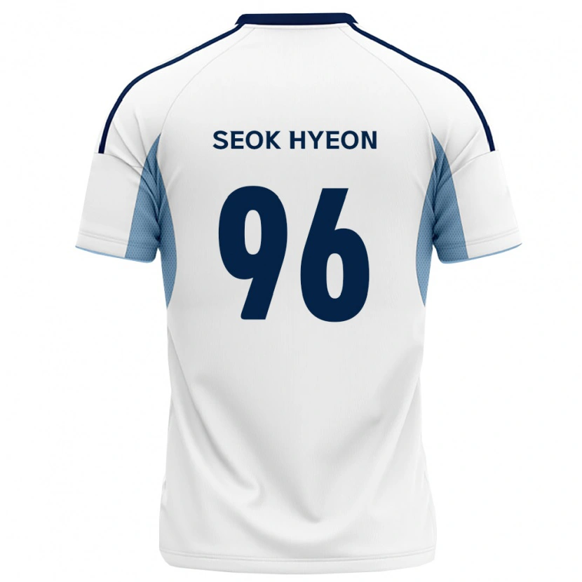 Danxen Kvinnor Seok-Hyeon Choi #96 Kungligt Blå Vit Bortatröja Matchtröjor 2026/27 Tröjor T-Tröja