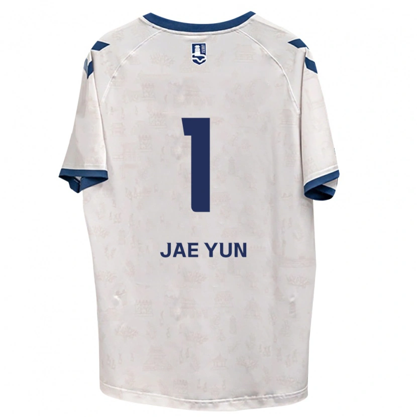 Danxen Kvinnor Jae-Yun Hwang #1 Kungligt Blå Vit Bortatröja Matchtröjor 2026/27 Tröjor T-Tröja