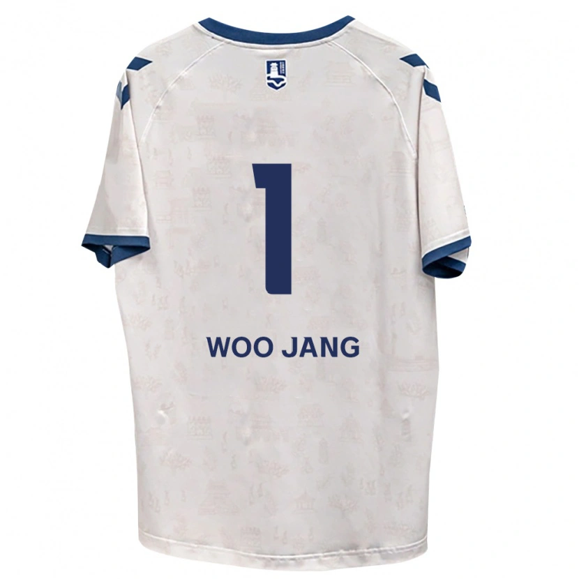 Danxen Kvinnor Woo-Jang Jo #1 Kungligt Blå Vit Bortatröja Matchtröjor 2026/27 Tröjor T-Tröja