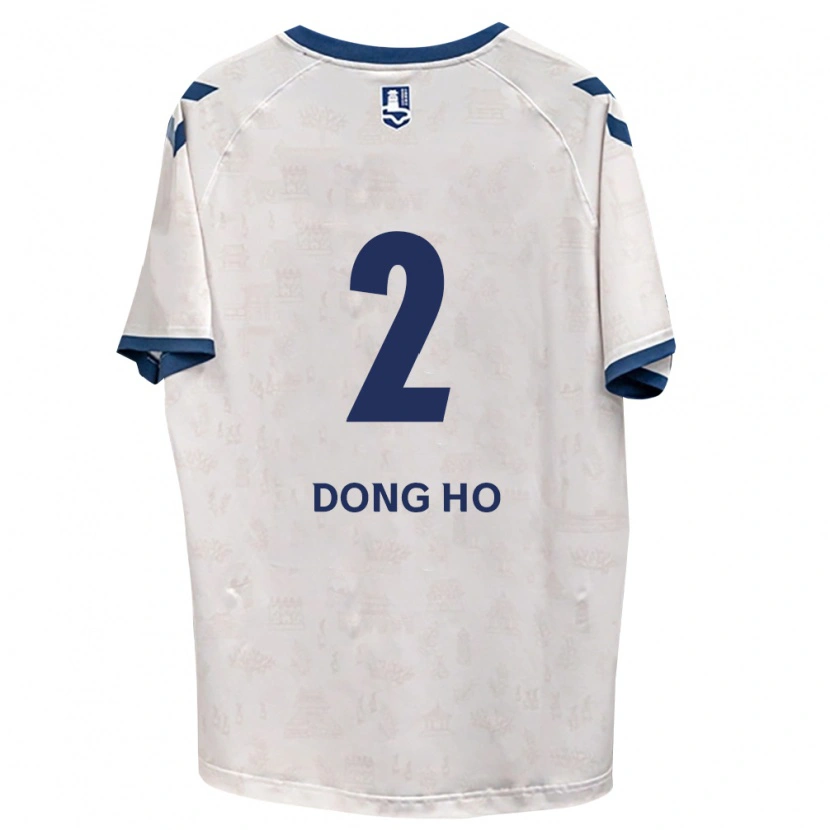 Danxen Kvinnor Dong-Ho Jeong #2 Kungligt Blå Vit Bortatröja Matchtröjor 2026/27 Tröjor T-Tröja