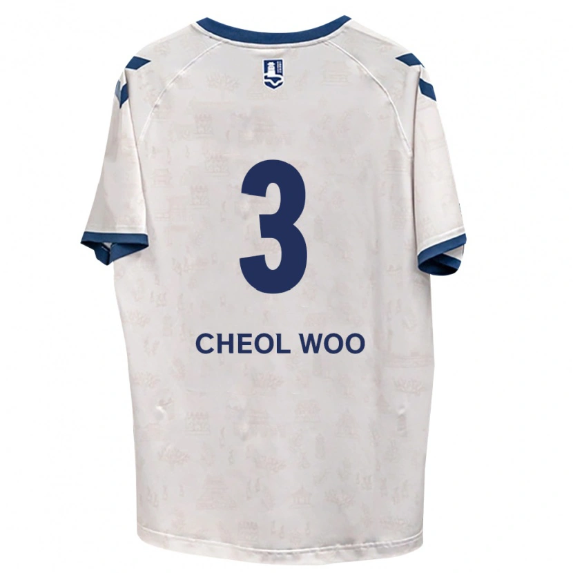 Danxen Kvinnor Cheol-Woo Park #3 Kungligt Blå Vit Bortatröja Matchtröjor 2026/27 Tröjor T-Tröja