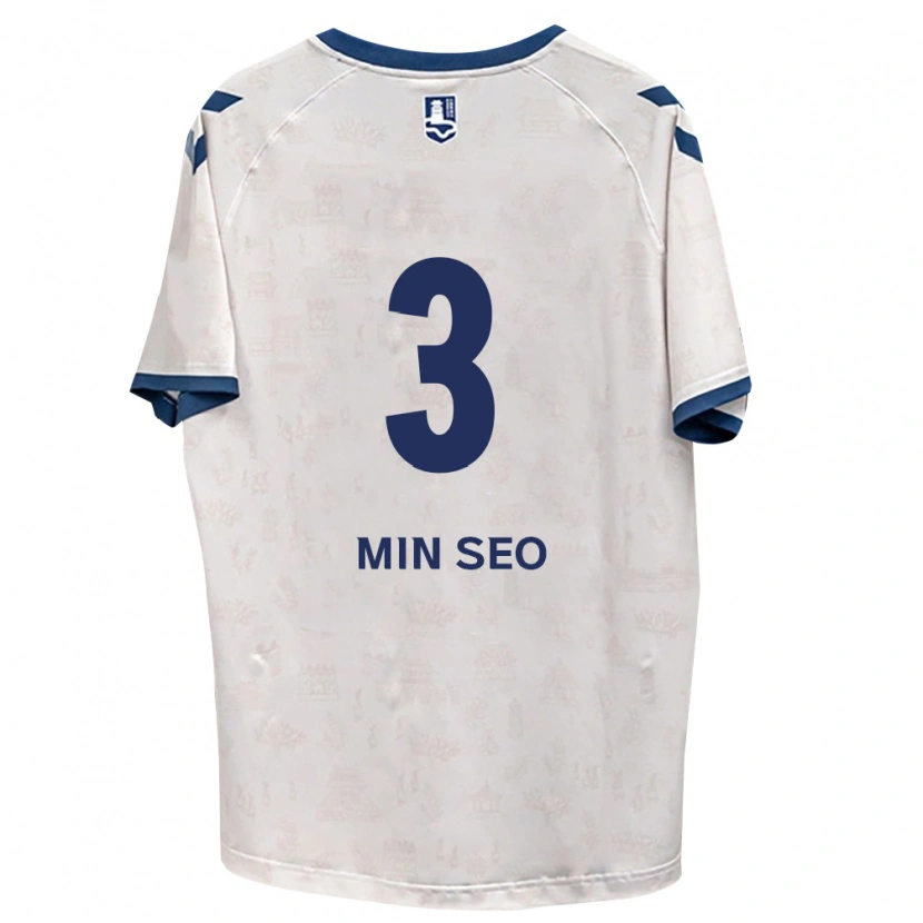 Danxen Kvinnor Min-Seo Park #3 Kungligt Blå Vit Bortatröja Matchtröjor 2026/27 Tröjor T-Tröja
