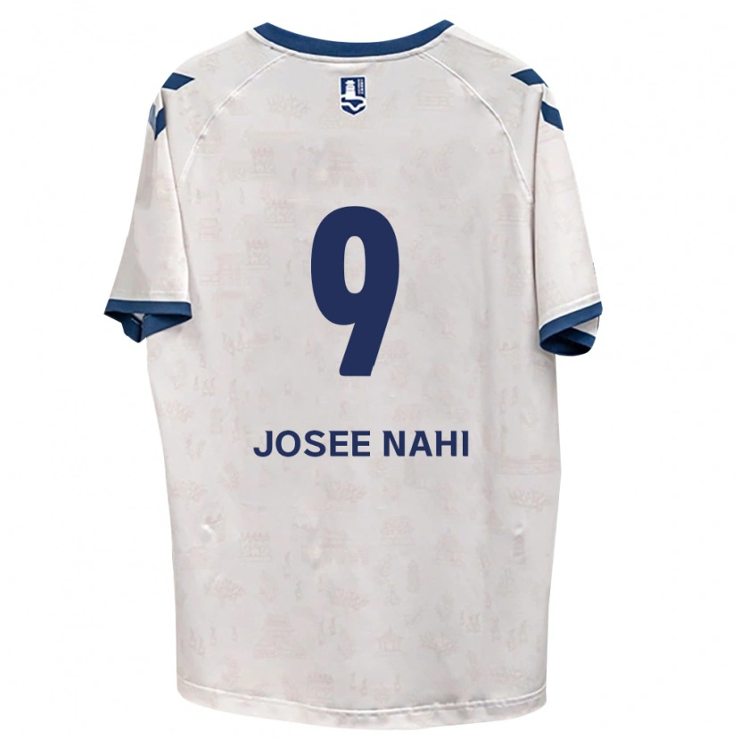Danxen Kvinnor Josée Nahi #9 Kungligt Blå Vit Bortatröja Matchtröjor 2026/27 Tröjor T-Tröja