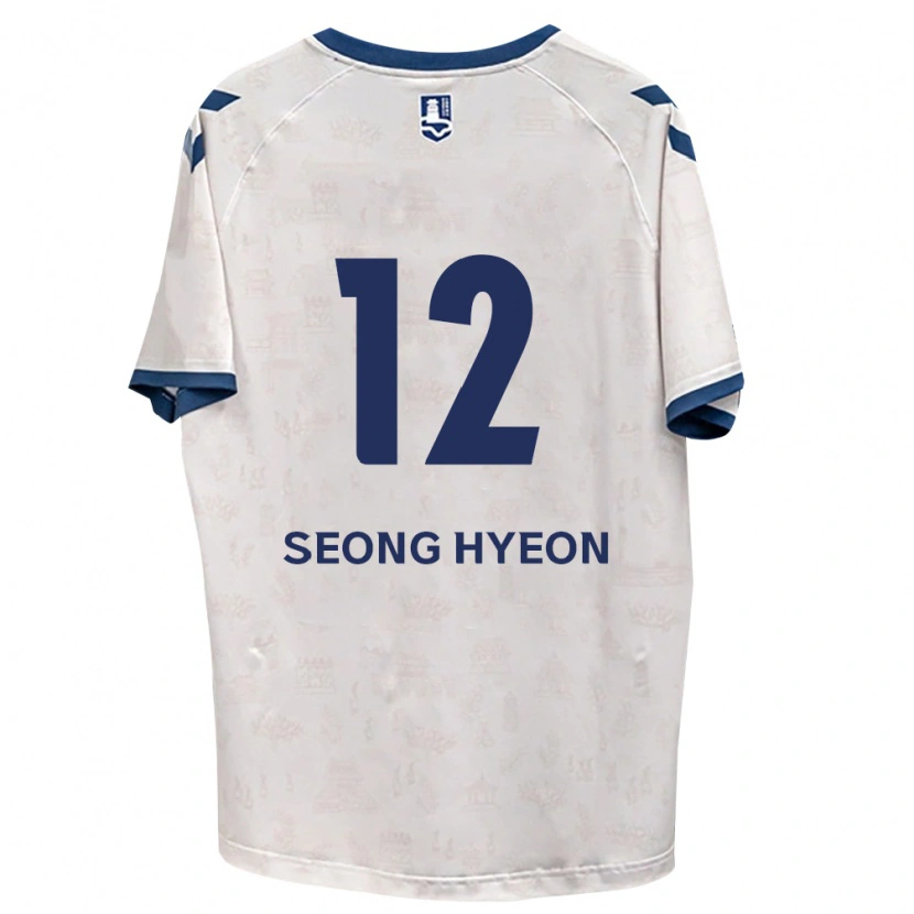 Danxen Kvinnor Seong-Hyeon Choi #12 Kungligt Blå Vit Bortatröja Matchtröjor 2026/27 Tröjor T-Tröja
