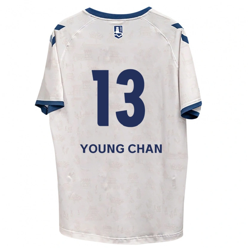 Danxen Kvinnor Young-Chan Ham #13 Kungligt Blå Vit Bortatröja Matchtröjor 2026/27 Tröjor T-Tröja