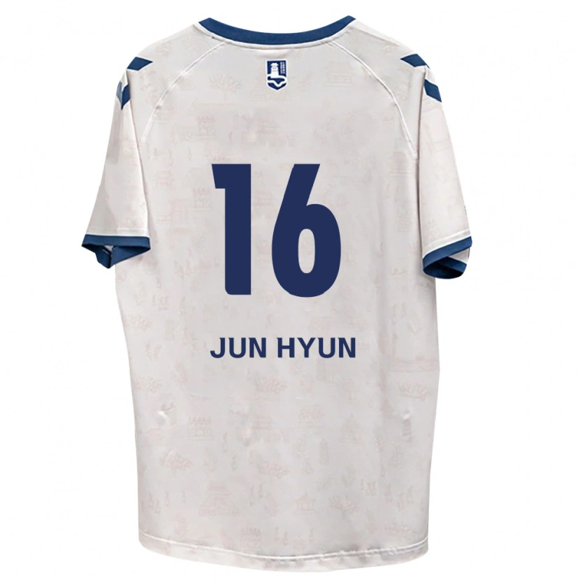 Danxen Kvinnor Jun-Hyun Jo #16 Kungligt Blå Vit Bortatröja Matchtröjor 2026/27 Tröjor T-Tröja