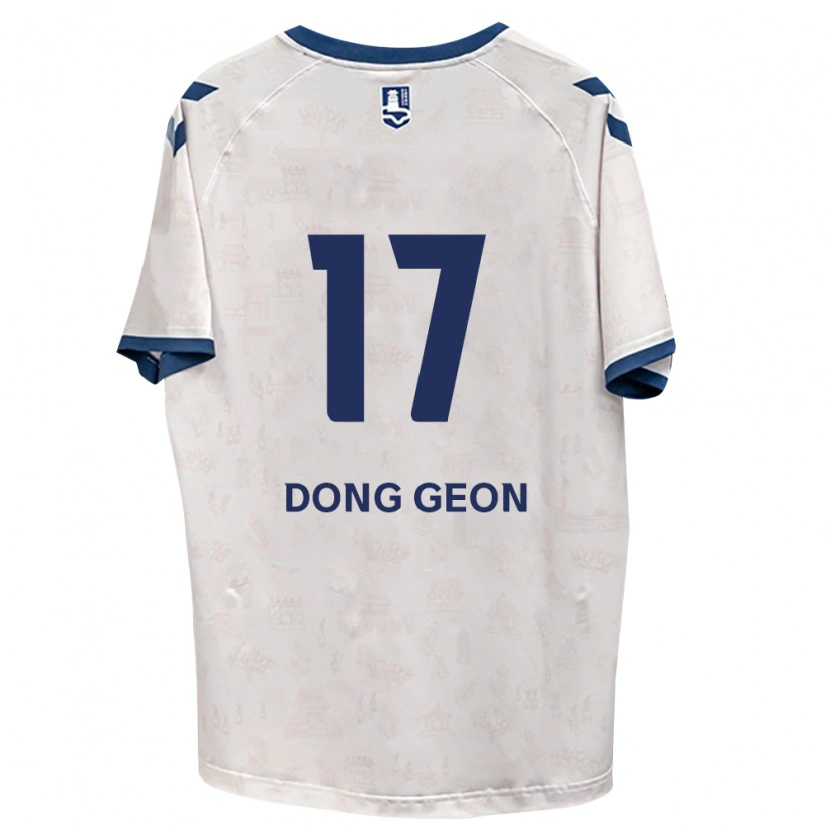 Danxen Kvinnor Dong-Geon No #17 Kungligt Blå Vit Bortatröja Matchtröjor 2026/27 Tröjor T-Tröja