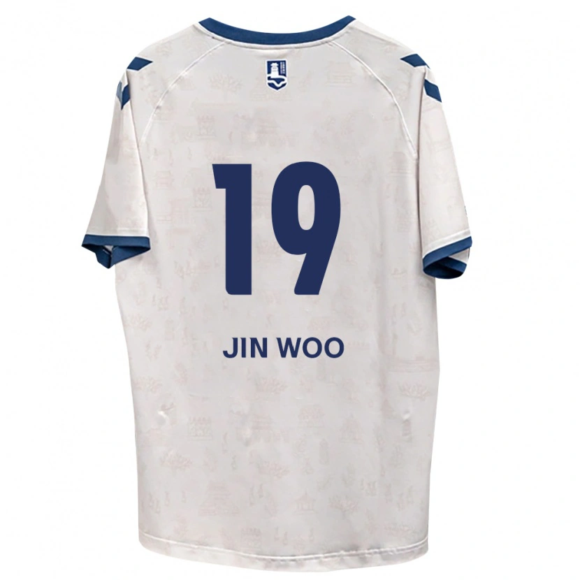 Danxen Kvinnor Jin-Woo Lee #19 Kungligt Blå Vit Bortatröja Matchtröjor 2026/27 Tröjor T-Tröja