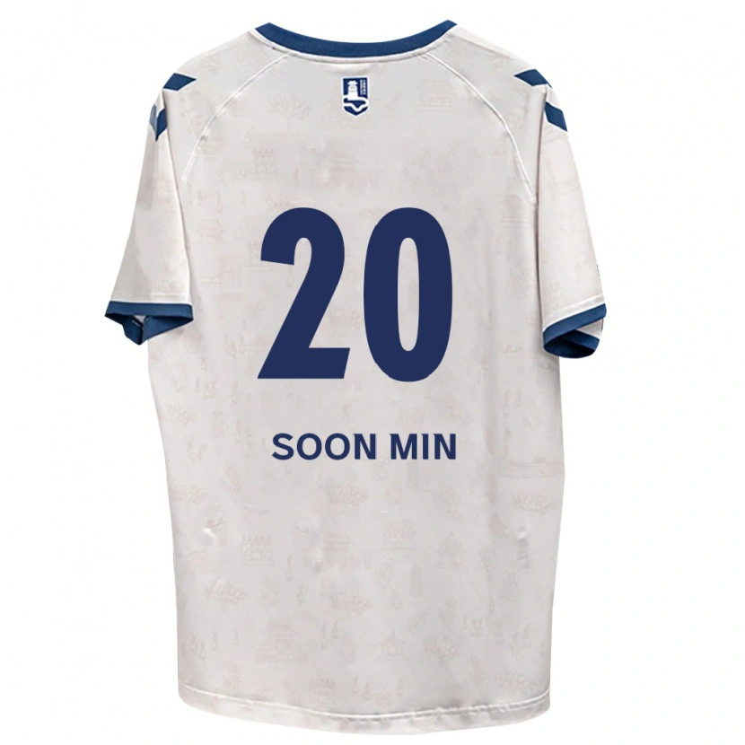 Danxen Kvinnor Soon-Min Hwang #20 Kungligt Blå Vit Bortatröja Matchtröjor 2026/27 Tröjor T-Tröja