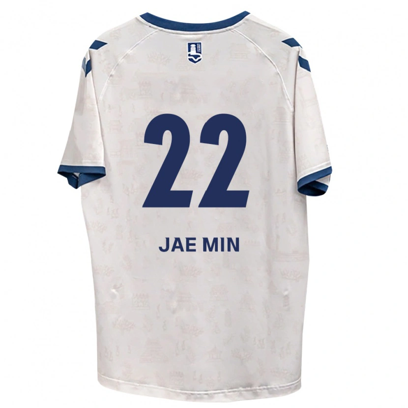 Danxen Kvinnor Jae-Min Seo #22 Kungligt Blå Vit Bortatröja Matchtröjor 2026/27 Tröjor T-Tröja