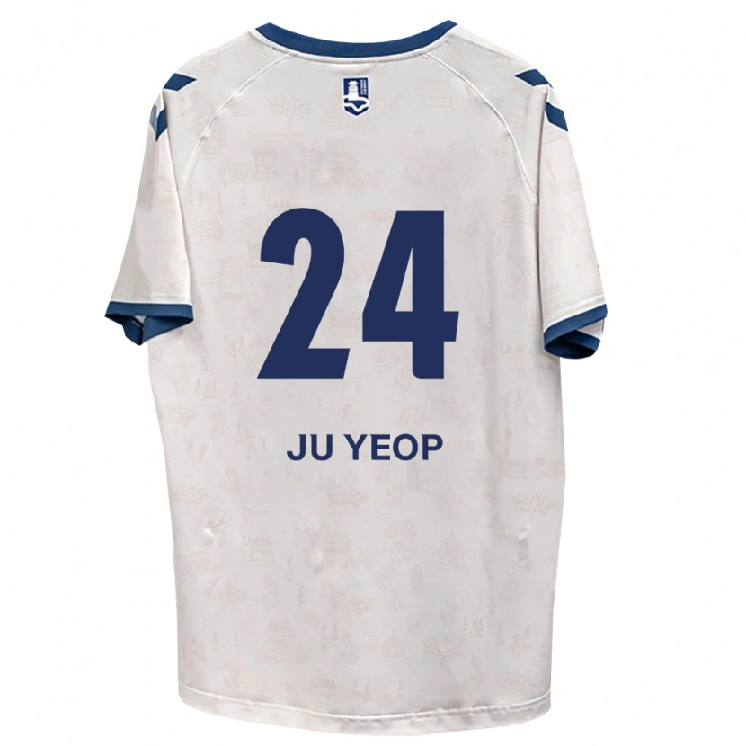 Danxen Kvinnor Ju-Yeop Kim #24 Kungligt Blå Vit Bortatröja Matchtröjor 2026/27 Tröjor T-Tröja