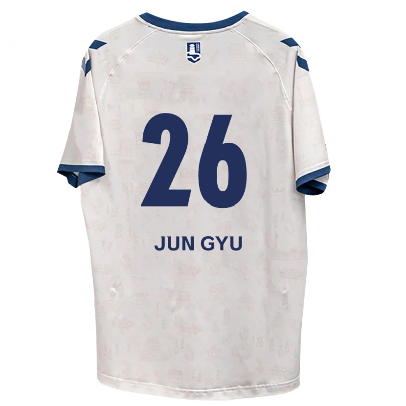 Danxen Kvinnor Jun-Gyu Ahn #26 Kungligt Blå Vit Bortatröja Matchtröjor 2026/27 Tröjor T-Tröja