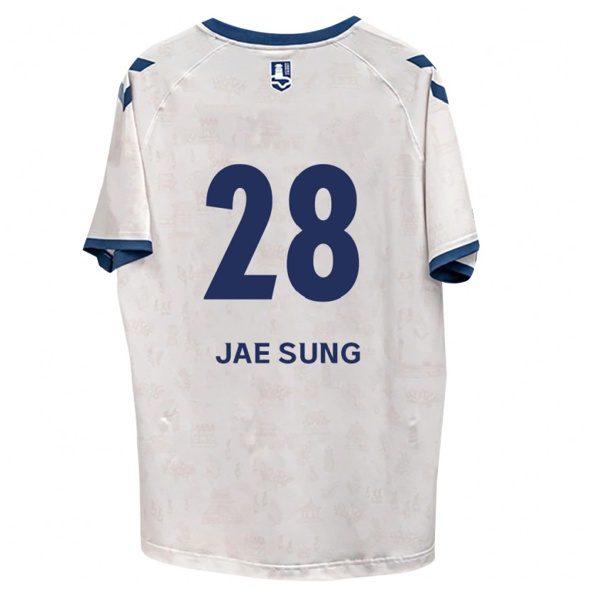 Danxen Kvinnor Jae-Sung Kim #28 Kungligt Blå Vit Bortatröja Matchtröjor 2026/27 Tröjor T-Tröja