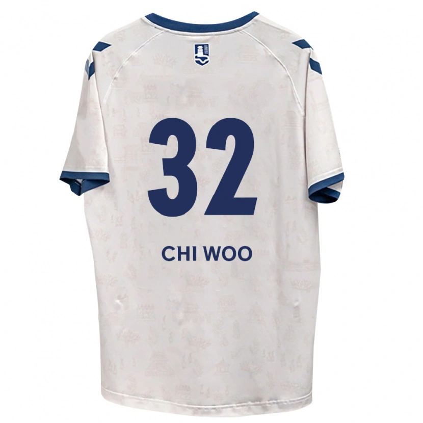 Danxen Kvinnor Chi-Woo An #32 Kungligt Blå Vit Bortatröja Matchtröjor 2026/27 Tröjor T-Tröja