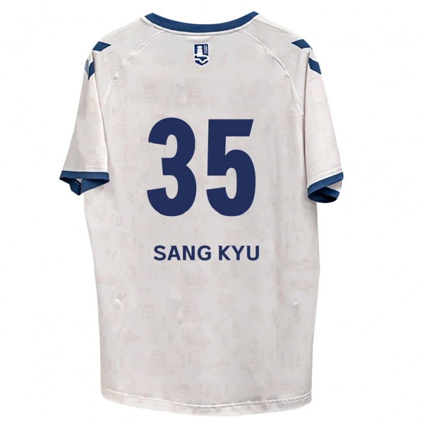 Danxen Kvinnor Sang-Kyu Han #35 Kungligt Blå Vit Bortatröja Matchtröjor 2026/27 Tröjor T-Tröja
