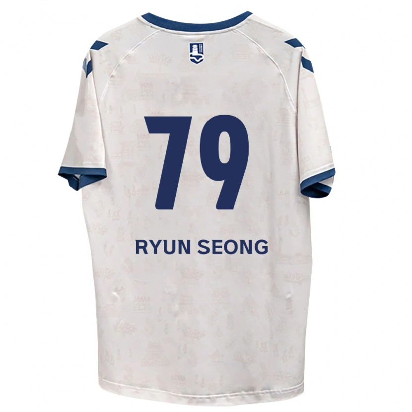 Danxen Kvinnor Ryun-Seong Choe #79 Kungligt Blå Vit Bortatröja Matchtröjor 2026/27 Tröjor T-Tröja