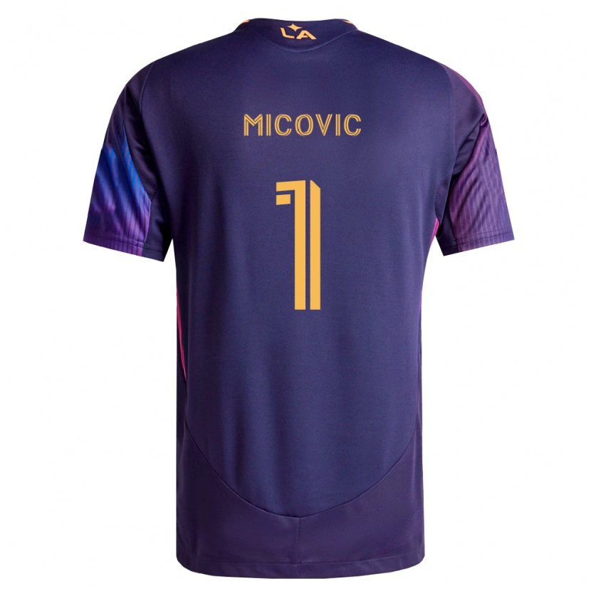 Danxen Kvinnor Novak Mićović #1 Mörklila Gul Bortatröja Matchtröjor 2026/27 Tröjor T-Tröja