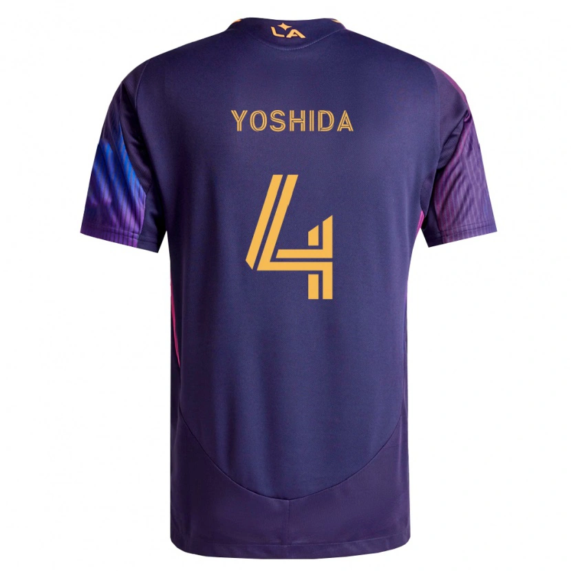 Danxen Kvinnor Maya Yoshida #4 Mörklila Gul Bortatröja Matchtröjor 2026/27 Tröjor T-Tröja