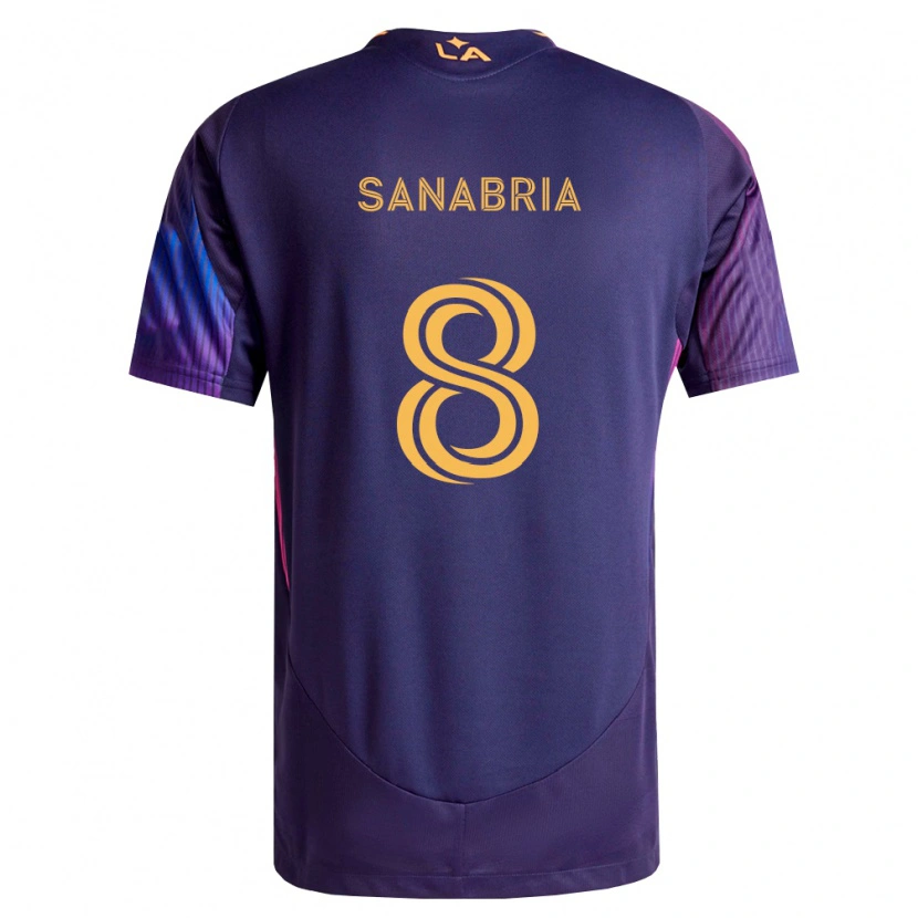 Danxen Kvinnor Lucas Sanabria #8 Mörklila Gul Bortatröja Matchtröjor 2026/27 Tröjor T-Tröja