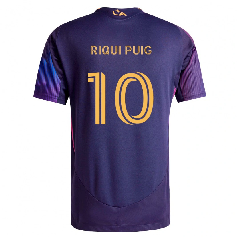 Danxen Kvinnor Riqui Puig #10 Mörklila Gul Bortatröja Matchtröjor 2026/27 Tröjor T-Tröja
