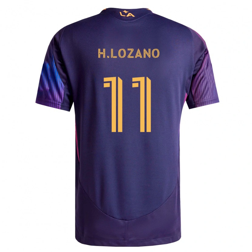Danxen Kvinnor Hirving Lozano #11 Mörklila Gul Bortatröja Matchtröjor 2026/27 Tröjor T-Tröja