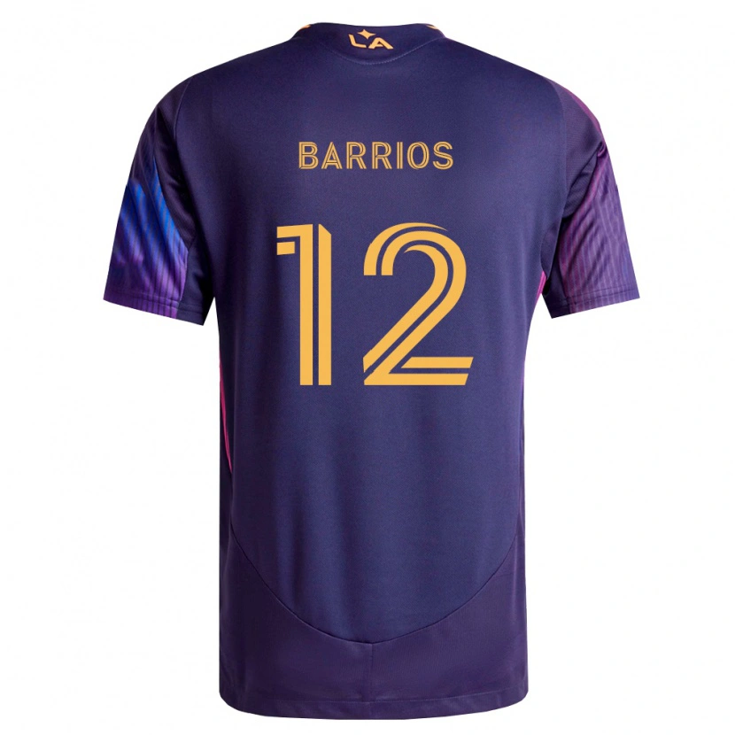Danxen Kvinnor Michael Barrios #12 Mörklila Gul Bortatröja Matchtröjor 2026/27 Tröjor T-Tröja