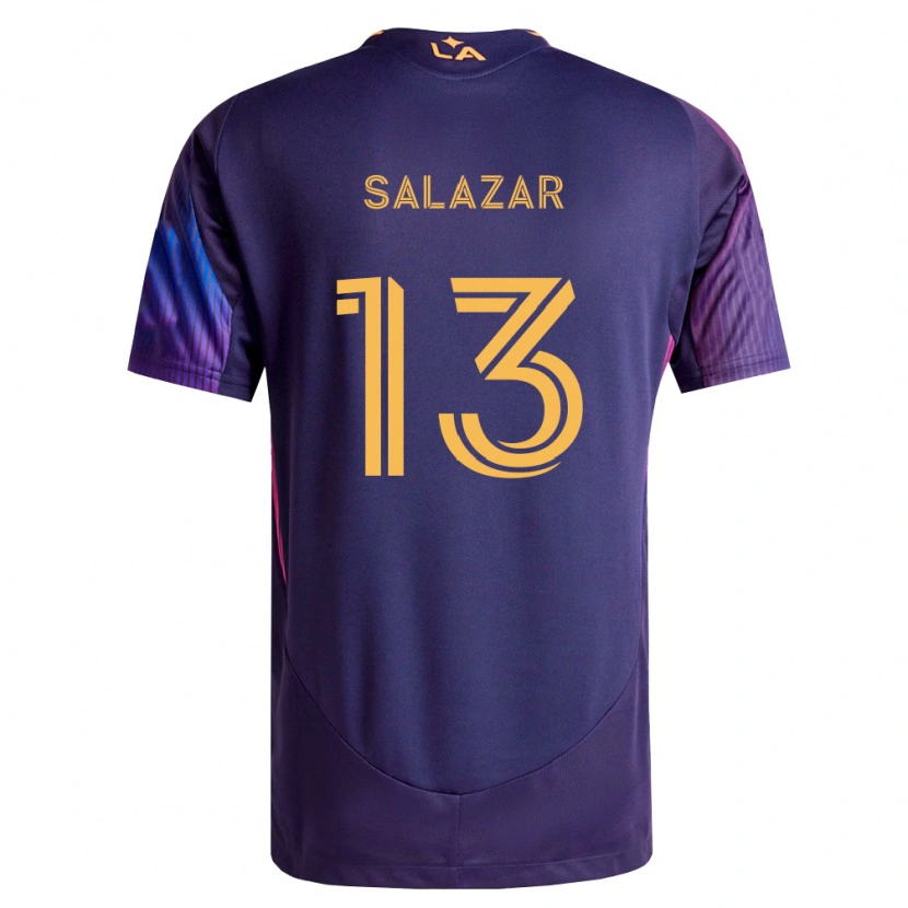 Danxen Kvinnor Giovanni Salazar #13 Mörklila Gul Bortatröja Matchtröjor 2026/27 Tröjor T-Tröja