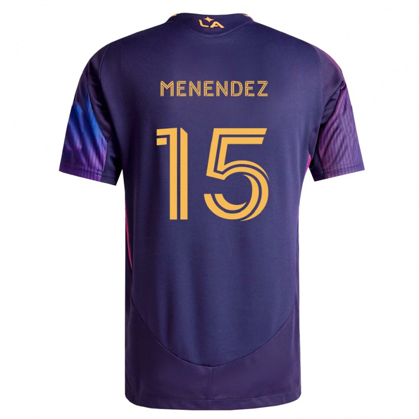 Danxen Kvinnor Alexsander Menendez #15 Mörklila Gul Bortatröja Matchtröjor 2026/27 Tröjor T-Tröja