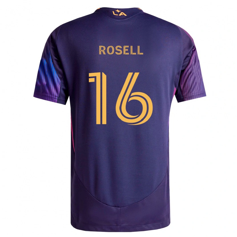 Danxen Kvinnor Uri Rosell #16 Mörklila Gul Bortatröja Matchtröjor 2026/27 Tröjor T-Tröja
